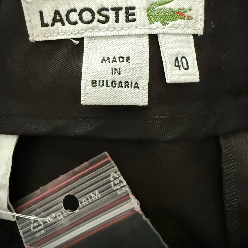 💰SALE💰 NWT Lacoste Black Pants